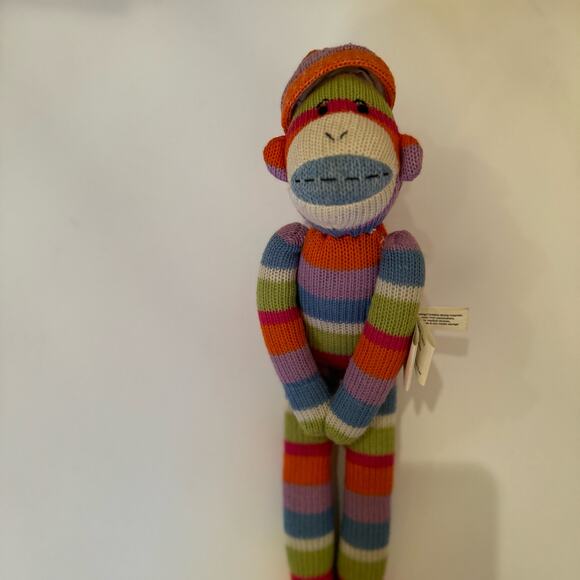 Seasons of Cannon Falls Vintage Sock Monkey Magnetic Hands Feet 2009 Rainbow - Picture 11 of 16